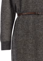 Gray Wool Midi Dress 4