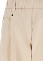 Beige Cotton Casual Pants 3