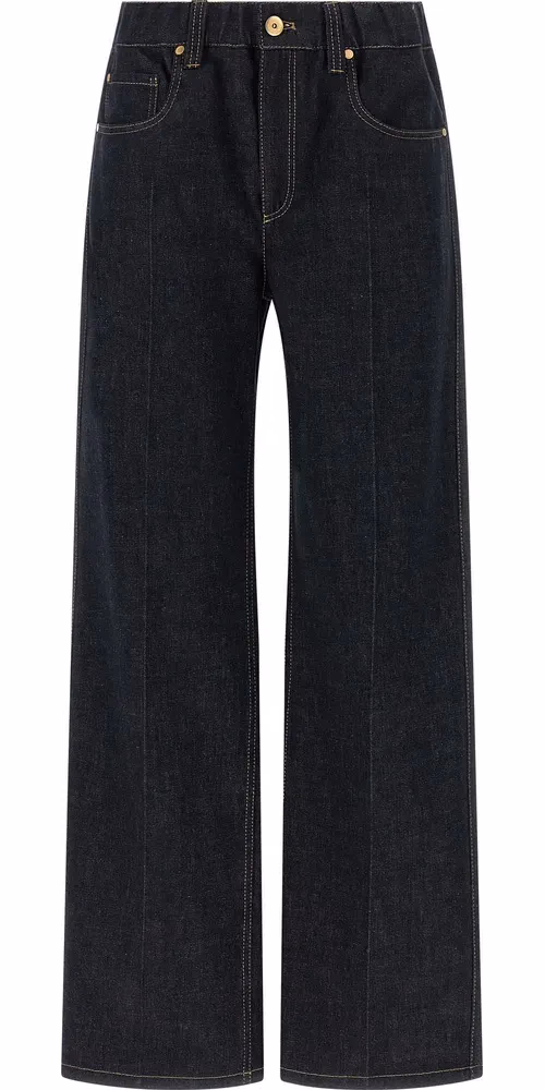 Blue Cotton Jeans Denim