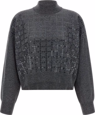 Gray Cashmere Cardigan