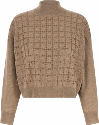 Beige Cashmere Cardigan
