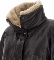 Brown Lamb Leather Leather Jacket 4