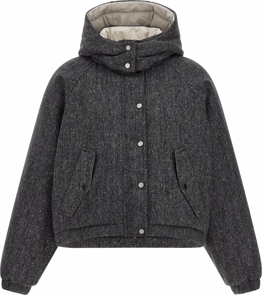 Gray Virgin Wool Jacket