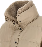 Beige Cotton Full-Length Jacket 4