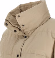 Beige Cotton Full-Length Jacket 5