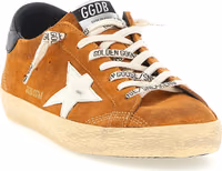 Orange Cowhide Low Top Sneakers 2