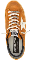Orange Cowhide Low Top Sneakers 4