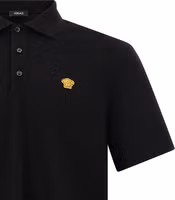 Black Cotton Polo Shirt 3