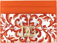 Orange Calfskin Cardholder 1