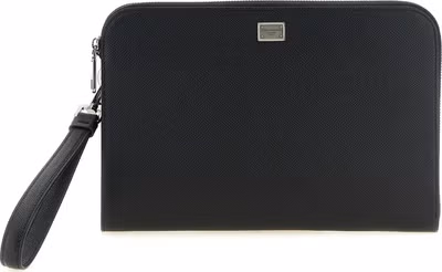 Black Calfskin Clutch Bag