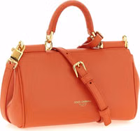 Orange Calfskin Handbag 2