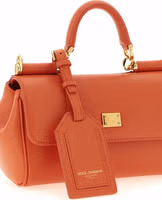 Orange Calfskin Handbag 3