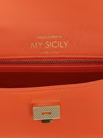 Orange Calfskin Handbag 4