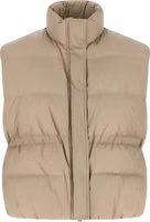 Gray Polyester Sleeveless Jacket 1