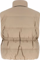 Gray Polyester Sleeveless Jacket 2