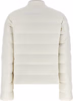 White Polyester Full-Length Jacket 2