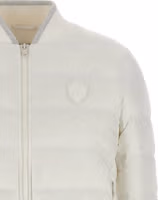 White Polyester Full-Length Jacket 3