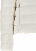 White Polyester Full-Length Jacket 4