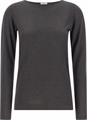 Gray Cashmere Cardigan