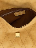 Beige Calfskin Shoulder Bag 4