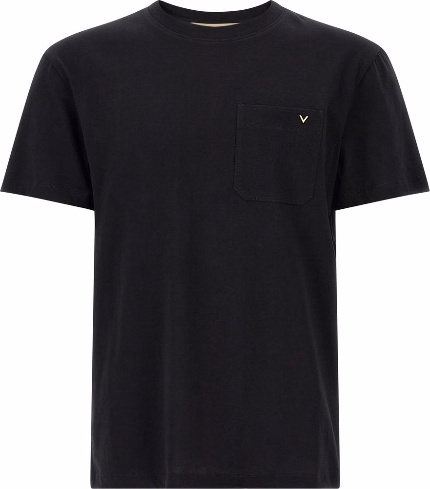 Black Cotton T-Shirt