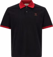 Black Cotton Polo Shirt 1