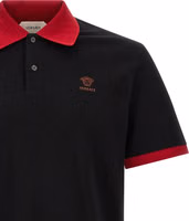 Black Cotton Polo Shirt 3