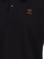 Black Cotton Polo Shirt 4