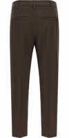 Brown Virgin Wool Dress Pants 2