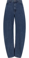 Blue Organic Cotton Relaxed Fit Jeans 1