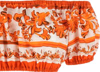 Orange Cotton Blouse 3