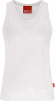 White Cotton Tank Tops 1