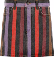 Multicolor Cotton Long Skirt 1