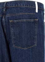 Blue Cotton Straight-Leg Jeans 4