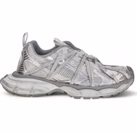 Gray Polyethylene Athletic Sneakers 1