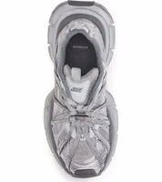 Gray Polyethylene Athletic Sneakers 4