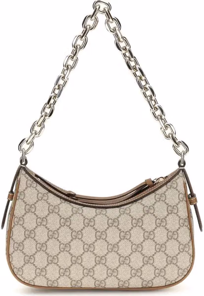Beige Fabric Handbag