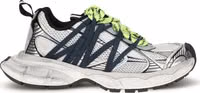 Gray Polyester Athletic Sneakers 1