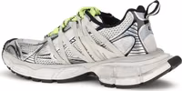 Gray Polyester Athletic Sneakers 3
