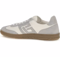 White Calf Leather Bos Taurus Athletic Sneakers 3