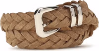 Beige Calf Leather Bos Taurus Regular Belt 1