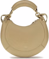 Beige Calf Leather Bos Taurus Shoulder Bag 1