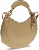 Beige Calf Leather Bos Taurus Shoulder Bag 3