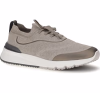 Brown Cotton Athletic Sneakers 2