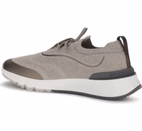 Brown Cotton Athletic Sneakers 3