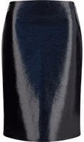 Bordeaux Cotton Midi Skirt 1