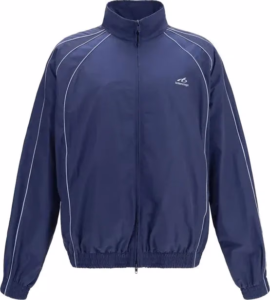 Blue Cotton Shell Jacket