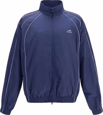 Blue Cotton Shell Jacket
