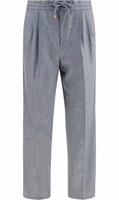 Gray Wool Oves Aries Casual Pants 1