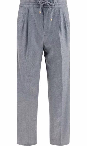 Gray Wool Oves Aries Casual Pants